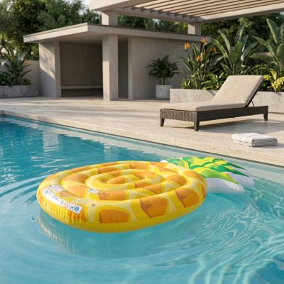 Matelas gonflable Intex - ananas - 124 x 216 cm