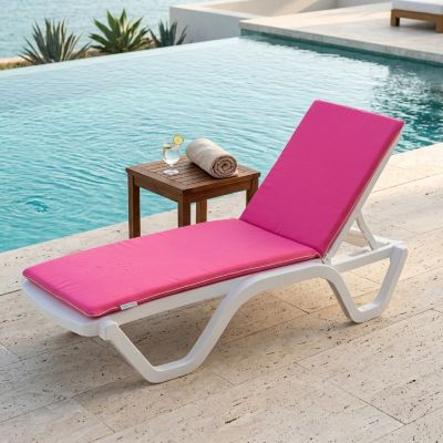 Matelas transat - 180x52x5 cm - Rose