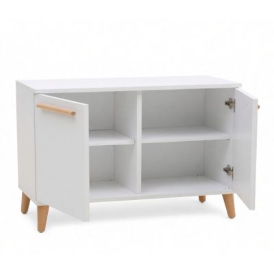 Meuble de Rangement ATYLIA – Blanc – 80 × 60 × 36 cm