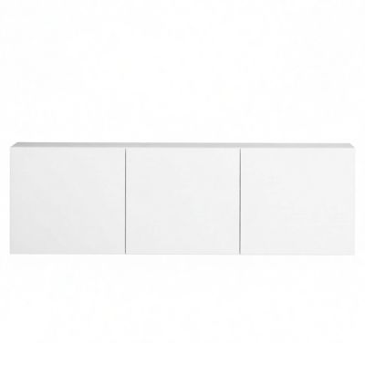 Meuble Suspendu CENOVA – Blanc – 160 × 60 × 28 cm