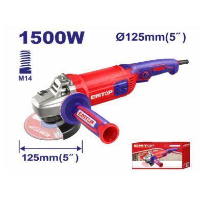 Meuleuse EMTOP - EAGR15153 - 125 mm - 1500 W