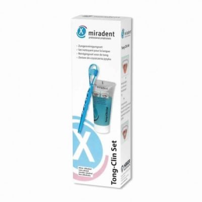Kit Tong-Clin Miradent - Gel + Gratte-Langue