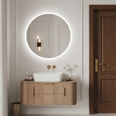Miroir intelligent LED - 60 cm - rond