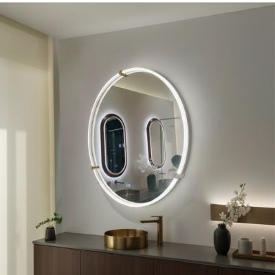Miroir LED intelligent - rond - 60 cm
