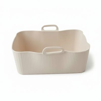 Moule Air Fryer - silicone - rectangulaire - beige