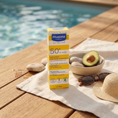Mustela Lait Solaire Bébé SPF 50+ Waterproof - Protection 40ml