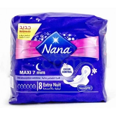 Serviettes Maxi Extra Nuit Nana - 8