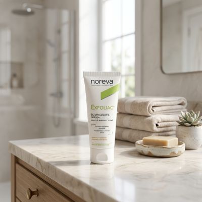 NOREVA Exfoliac Écran Solaire Peaux à Imperfections SPF50+ 40ml
