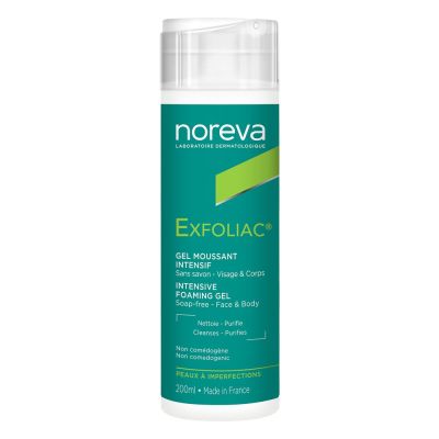 Gel moussant NOREVA EXFOLIAC - Intensif - 200ML