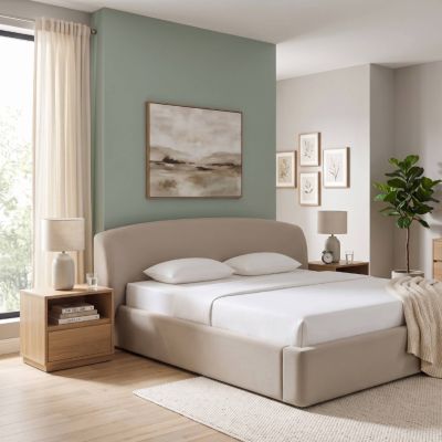 Lit capitonné adulte ELEGANZA - DDE545 - Beige