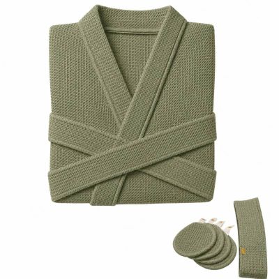 Peignoir de bain femme MON AURA - VCD545 - Vert