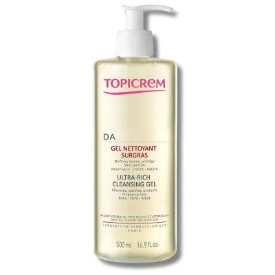 Topicrem DA Protect Gel Nettoyant Surgras 500ml - Peaux Sensibles