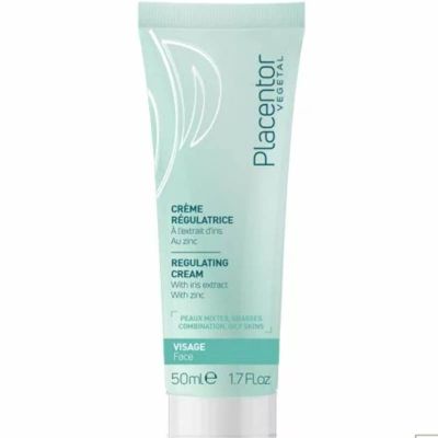 Crème Régulatrice Placentor Végétal 50ml - Peaux Mixtes à Grasses