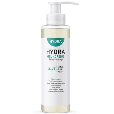 Hydra Gel-Crème Nettoyant 225 ml - Peau Fraîche & Pure