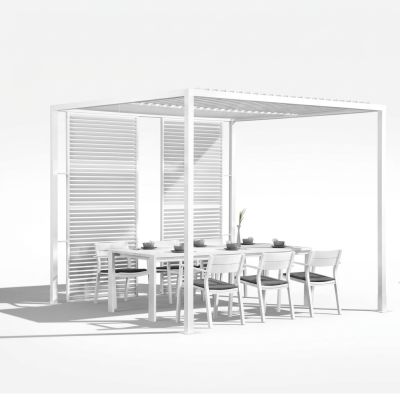 Pergola Aluminium Victoria 3x3m Blanc - Prix... | Arkan.tn