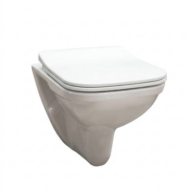 Cuvette suspendue Olympos avec abattant soft close - EGEVITRIFIYE