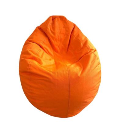 Pouf Poire Géant orange