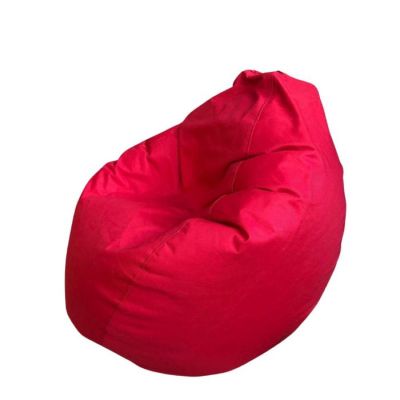 Pouf Poire Géant Rouge