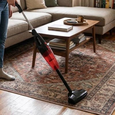 Aspirateur balai PROVA - PE-0510 - 600 W - 1,2 L - Rouge
