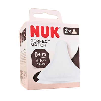 Tétines NUK PERFECT MATCH 2 - Taille S - 0M+