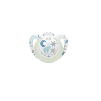 Sucette NUK STAR NIGHT - Silicone - 0-6M