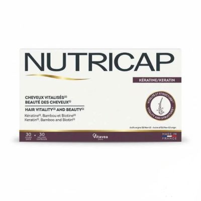 Kératine cheveux NUTRICAP - 30 gélules
