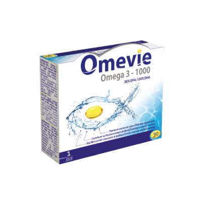 Complément VITAL OMEVIE OMEGA 3 - 1000 - 30