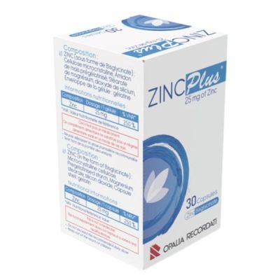Complément OPALIA RECORDATI ZINC PLUS - 30 gélules