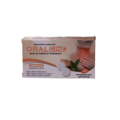Pastilles Maux de Gorge Miel Propolis Oralgine - 16