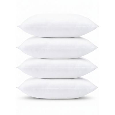 Oreillers douceur - 4 pièces - ouates - Blanc