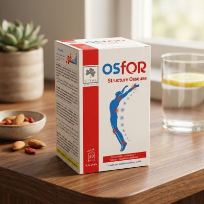 OSFOR Vital Complément Alimentaire Énergie & Vitalité 20 Comprimés