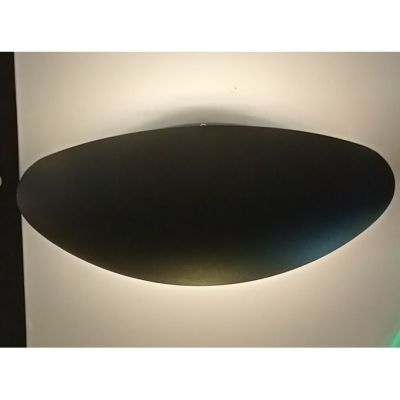 Applique Extérieur Noir Ovale - 27LED - 3000K- 220V
