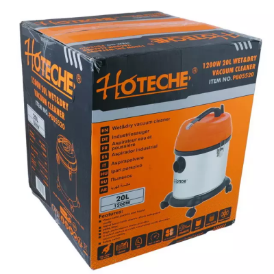 Aspirateur Sec et Humide Hotoche P805520 - 30L - 1200W - Noir & Jaune