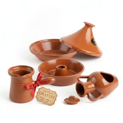 Pack Aïd 3 Tajine + Moule + Gargoulette + Rakoua Gratuit