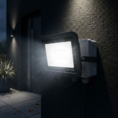 Projecteur Slim LUX-ON - LX-SL-30 - Aluminium - LED 6500K - Blanc