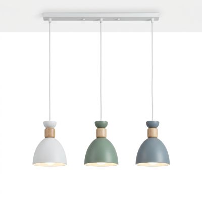 Lustre 3 Douilles E27 Bois 60cm - Prix Tunisie | Arkan.tn