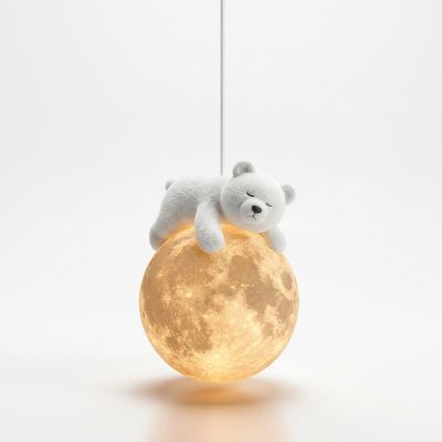 Luminaire Suspendu Ours Lunaire 15cm - Prix... | Arkan.tn