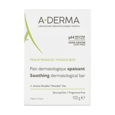 Pain A-DERMA Lait d'Avoine 100G - Prix Tunisie | Arkan.tn