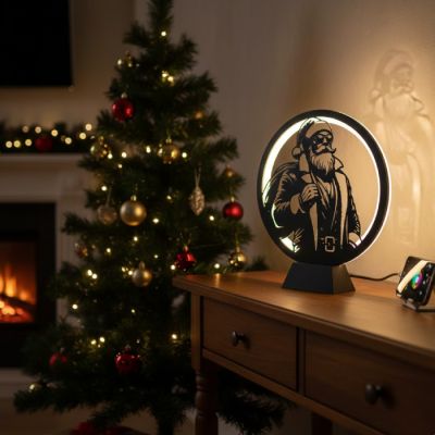 Panneau de Noël pour Lampe Annulaire - LED - V3