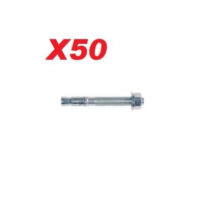 Paquet 50 Chevilles a goujon d'encrage pour beton - Sans Marque-16x140mm