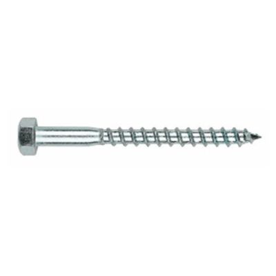 Paquet de 100 Tirefonds TH galvanise acier zingue - Sans Marque-10X60