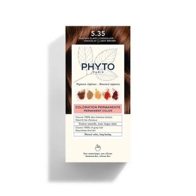 Coloration PHYTOCOLOR - 5.35 Châtain clair chocolat