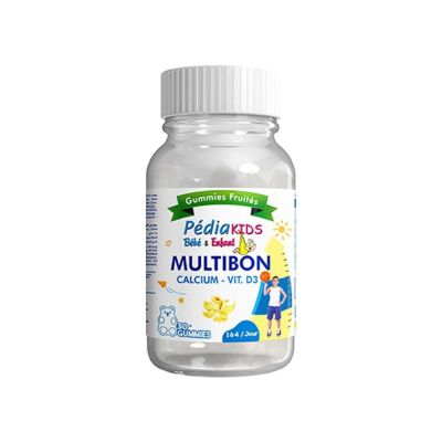 Gummies - PEDIAKIDS - Multibon Calcium Vitamine D3 - 30
