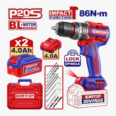 Perceuse à Percussion Emtop 20V 86Nm - Prix... | Arkan.tn