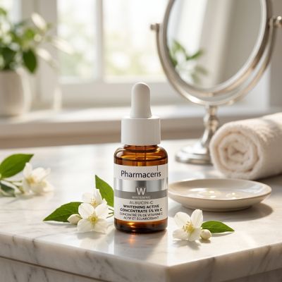 PHARMACERIS Albucin-C Sérum Anti-Âge Éclaircissant 5% Vitamine C