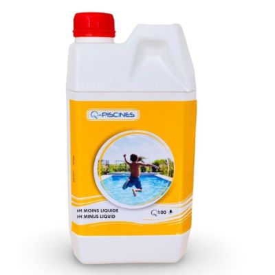 pH Moins Liquide Q-Piscines - 2 L - Correcteur d’Acidité