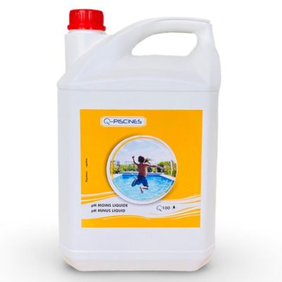 pH Moins Liquide Q-Piscines - 5 L - Correcteur d’Acidité