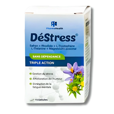 Complément PHARMAHEALTH DÉSTRESS - 15 gélules