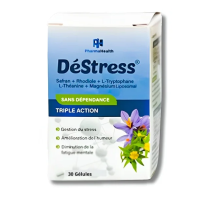 Complément PHARMAHEALTH DÉSTRESS - 30 gélules