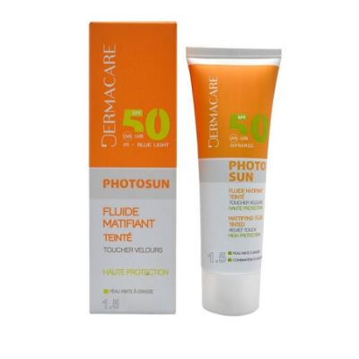 Écran solaire DERMACARE PHOTOSUN - Teinté SPF50+ - 50ML